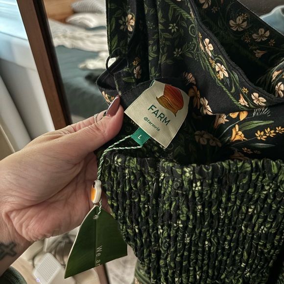 Farm Rio black floral maxi dress - Picture 6 of 7